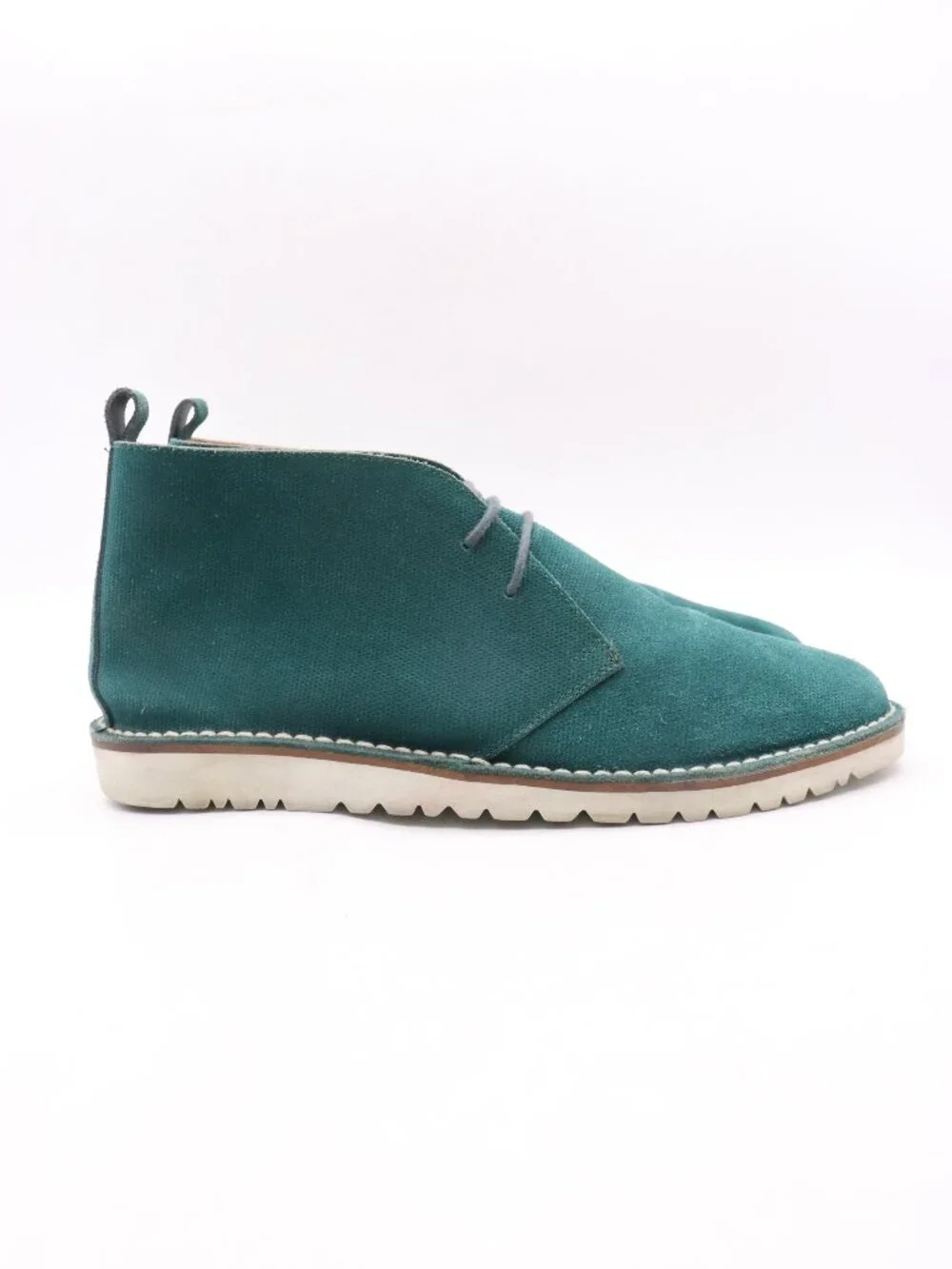 Armani Jeans Men's Size UK 8 US 9 Desert Stitch Genuine Leather Chukka Boot Blue